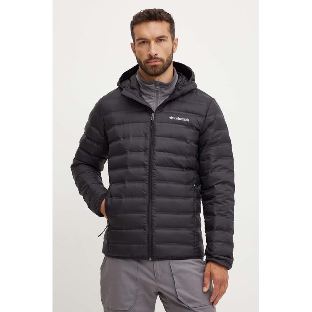 Columbia Lake 22™ II Down Hooded Jacket Ανδρικό Μπουφάν Μαύρο