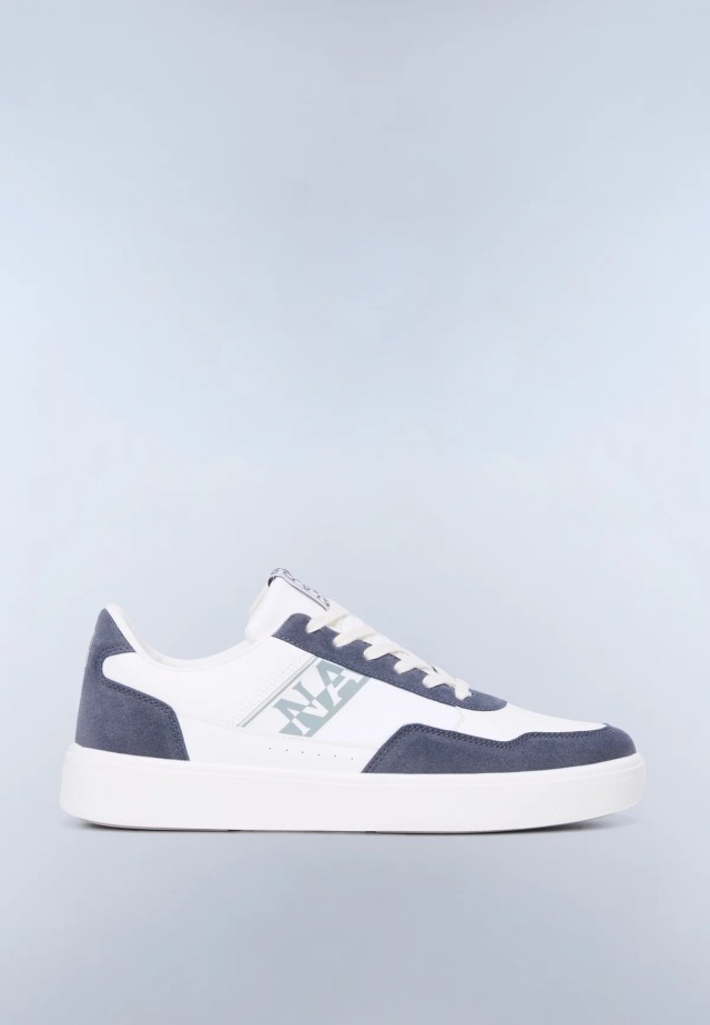 Napapijri S6bark13/Nyp White/Navy Ανδρικά Sneakers Λευκό Μπλε