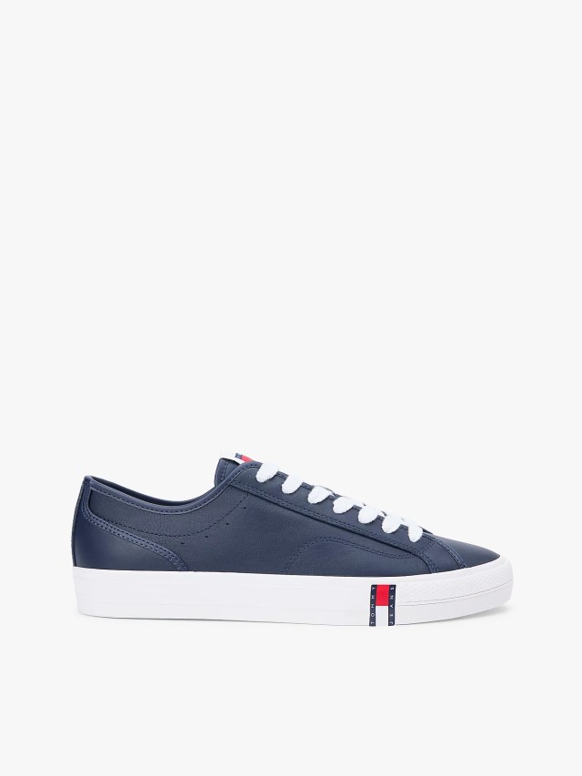 Tommy Hilfiger Archive Vulc. Y2k Long Lace Ανδρικά Δερμάτινα Sneakers Μπλε