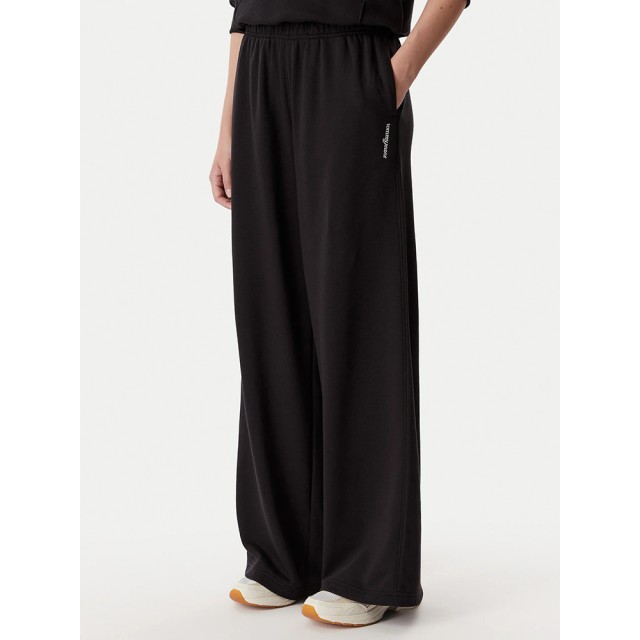 Tommy Hilfiger Tjw Wide Leg Sweatpant Γυναικείο Παντελόνι Φόρμας Μαύρο