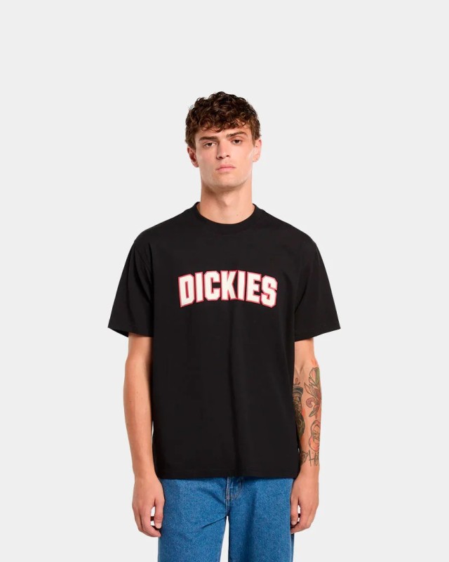 Dickies Aitkin Ss Tee Black Ανδρική Μπλούζα Μαύρη