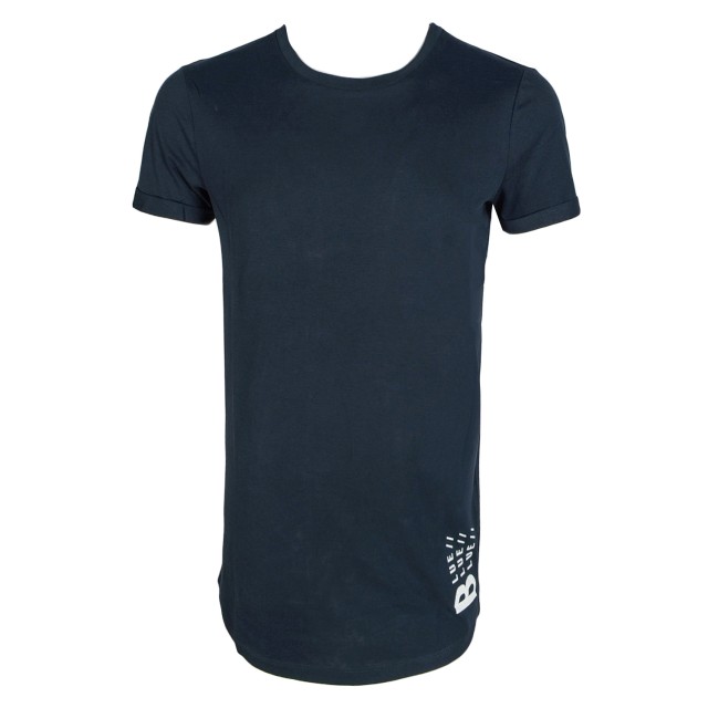 Tom Tailor 2Nd 102 T-Shirt With Print Μπλουζα Ανδρικο Μπλε