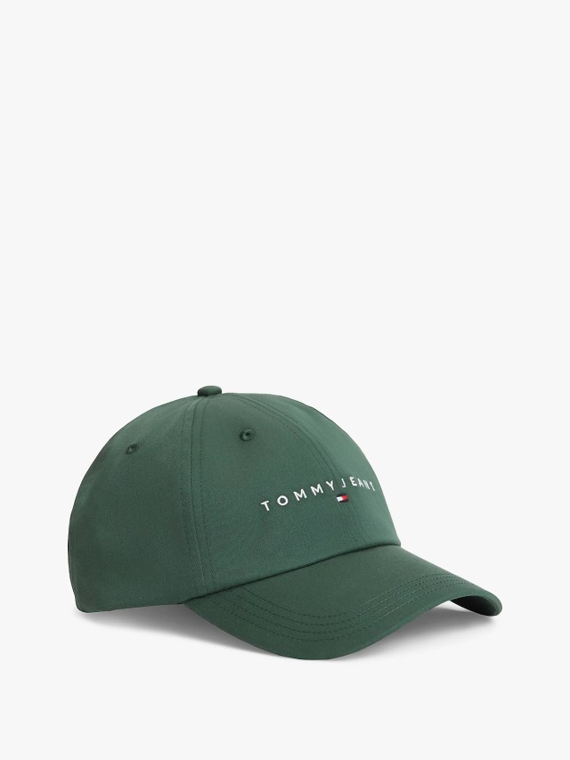 Tommy Hilfiger Tjm Linear Logo Cap Καπέλο Πράσινο