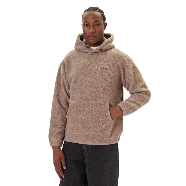Levis Cozy Up Hoodie Neutrals Ανδρικό Φούτερ Εκρού