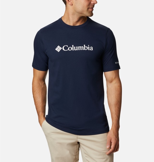 COLUMBIA CSC Basic Logo™ Short Sleeve Tee Ανδρική Μπλούζα Μπλε