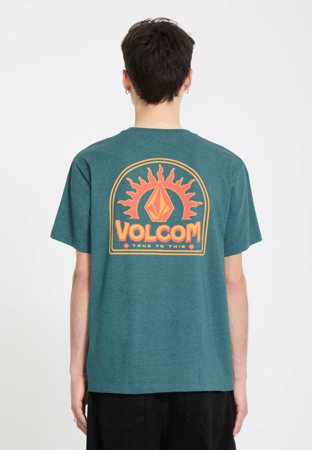 Volcom Solstice Hth Sst Ανδρική Μπλούζα Πράσινη