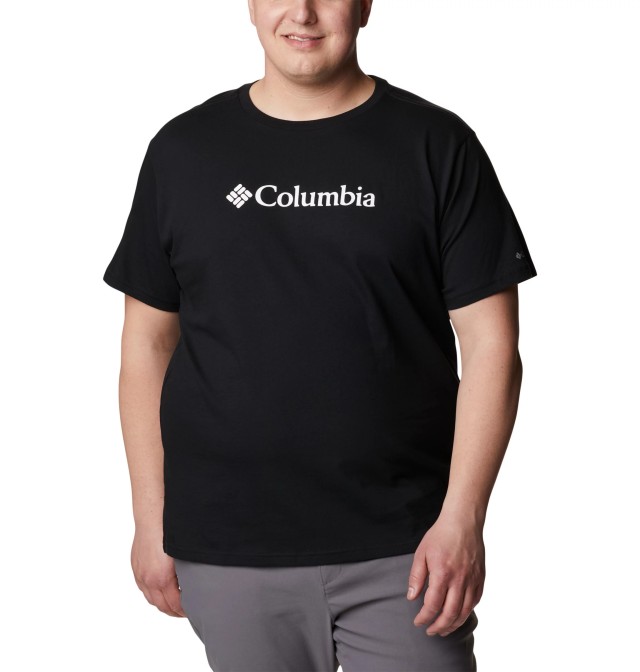 Columbia CSC Basic Logo™ Short Sleeve Ανδρική Μπλούζα Μαύρη