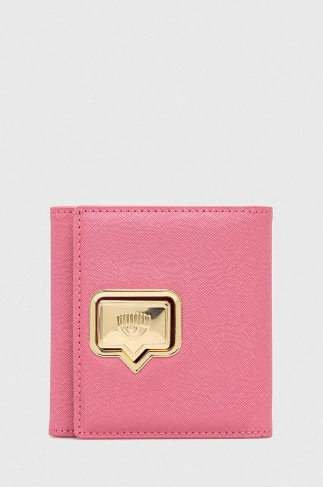 Chiara Ferragni Range F - Eyelike Pocket, Sketch 08 Γυναικείο Πορτοφόλι Ροζ