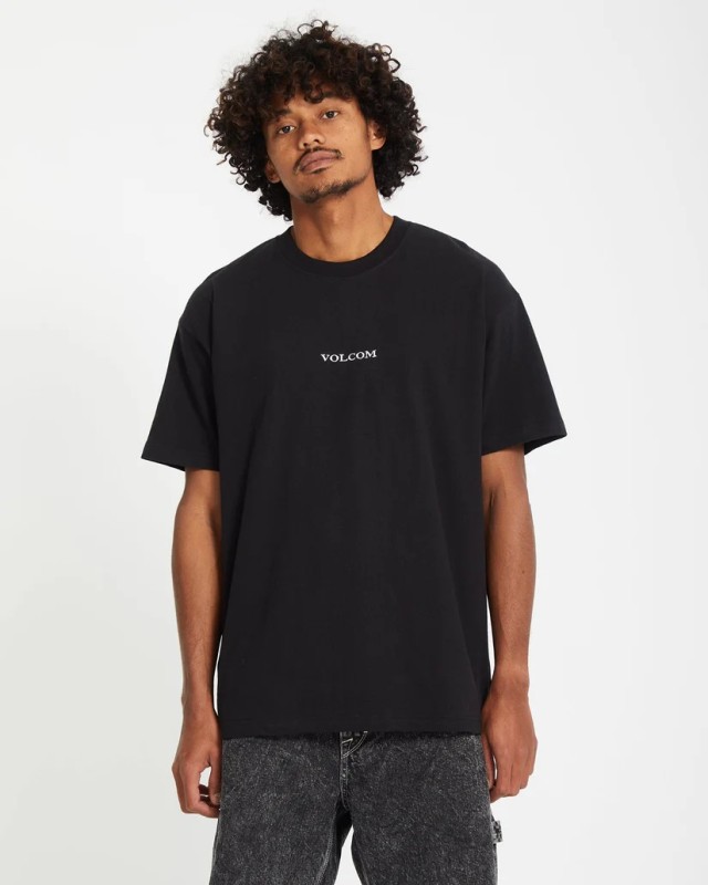 Volcom Fa26 Volcom Stone Lse Sst Ανδρική Μπλούζα Μαύρη