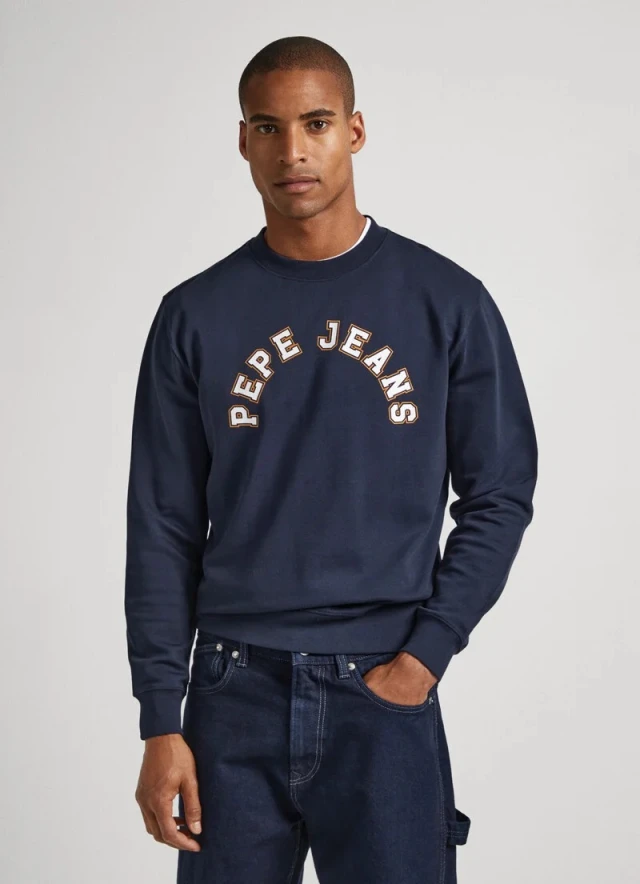Pepe Jeans Westend Sweat Ανδρικό Φούτερ Μπλε