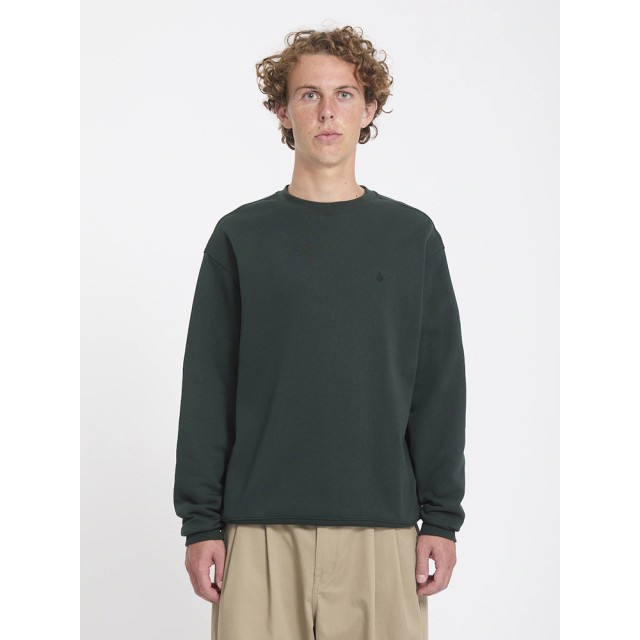 Volcom Single Stone Crew Ανδρικό Φούτερ Πράσινο