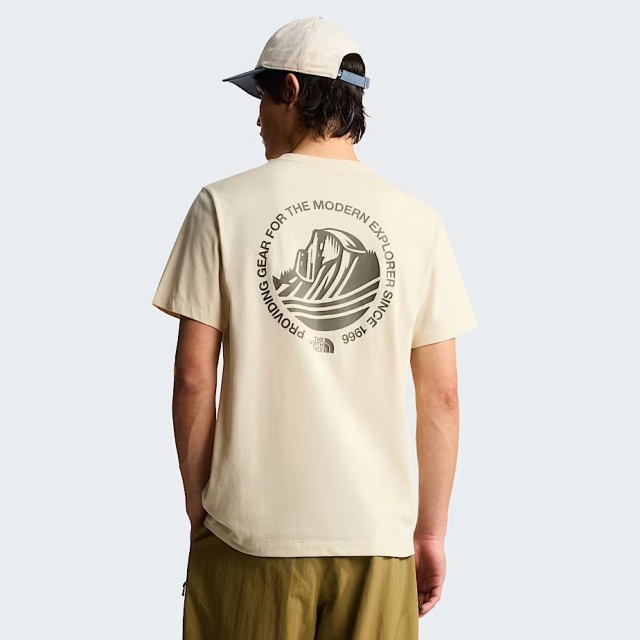 The North Face M Monte Rg Ss Tee Desert Stone Ανδρική Μπλούζα Μπεζ