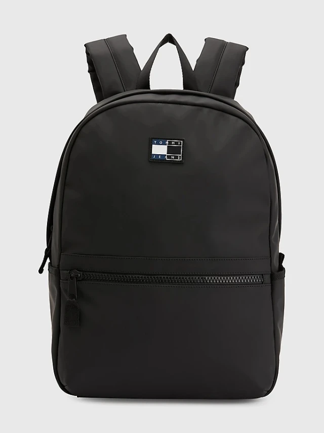 Tommy Hilfiger Tjm Collegiate Backpack Ανδρικη Τσαντα Μαυρη