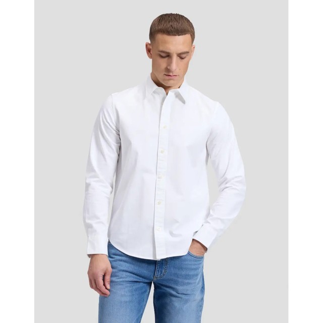 Lee Shirt Bright White Ανδρικό Πουκάμισο Λευκό