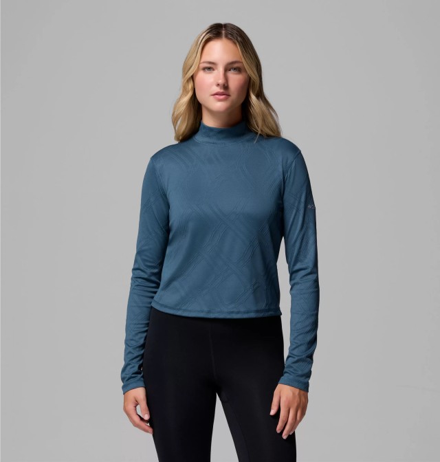 Columbia Granite Point™ LS Turtleneck Γυναικεία Μπλούζα Μπλε