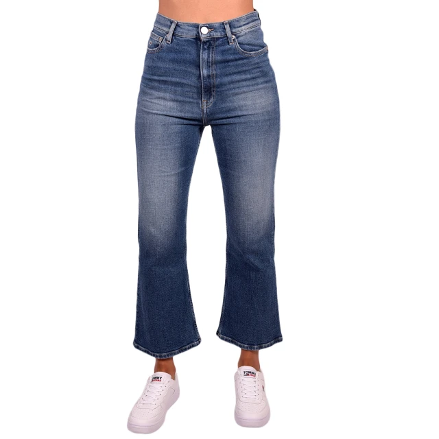Tommy Hilfiger Harper Hr Flare Ankle Ambc Γυναικειο Παντελονι Τζιν