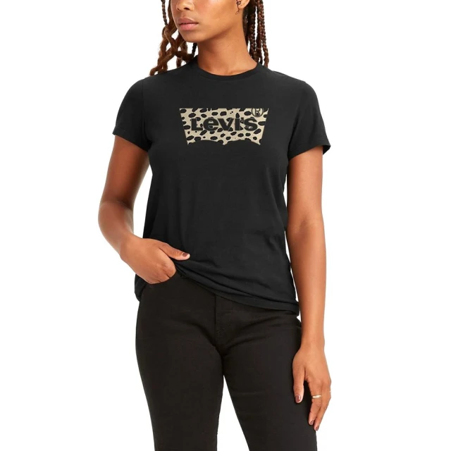 Levis The Perfect Tee Blacks Γυναικεία Μπλούζα Μαύρη