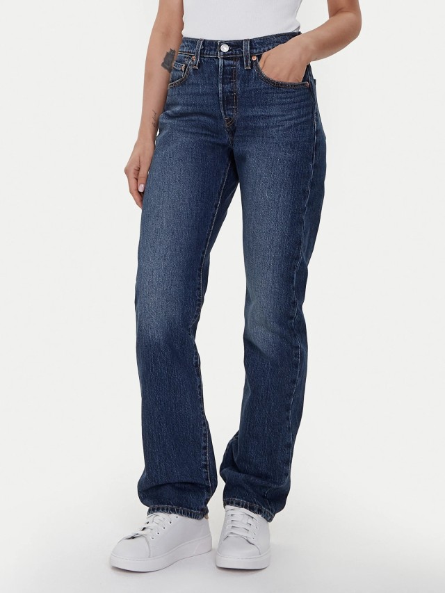 Levis 501 Curve Dark Indigo - Worn In Γυναικειο Παντελονι Τζιν