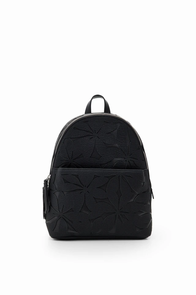 Desigual D2 Back_Onyx Mombasa Mini Γυναικεία Τσάντα Backpack Μαύρη