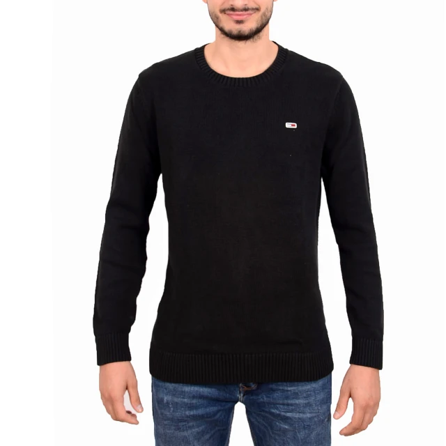 Ανδρικο Πουλοβερ Μαυρο Tommy Hilfiger