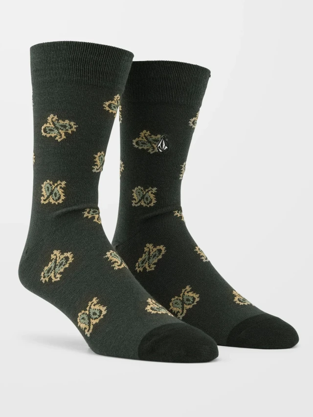 Volcom Fa True Sock Pr Κάλτσες Μαυρο