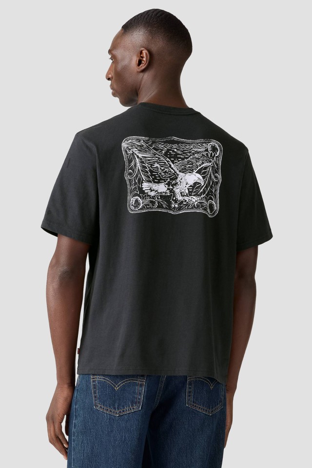 Levis Ss Relaxed Fit Tee Blacks Ανδρική Μπλούζα Μαύρη