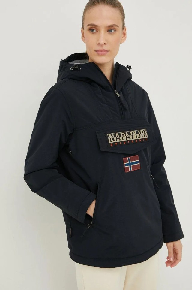 Napapijri Rainforest W Pkt 4  Black 041 Γυναικείο Μπουφάν Μαύρο