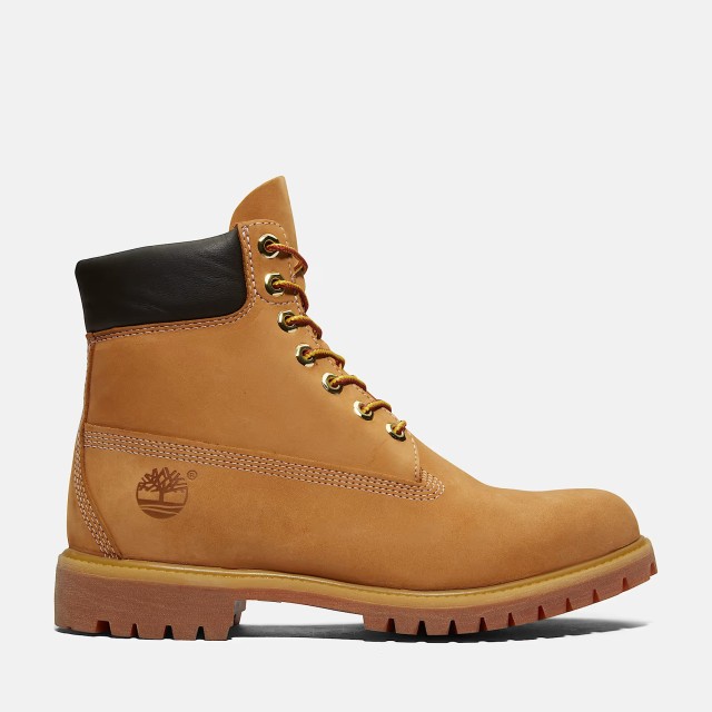 Timberland Timberland Premium 6 Inch Lace Up Waterproof Boot Wheat Ανδρικά Μποτάκια Μπεζ