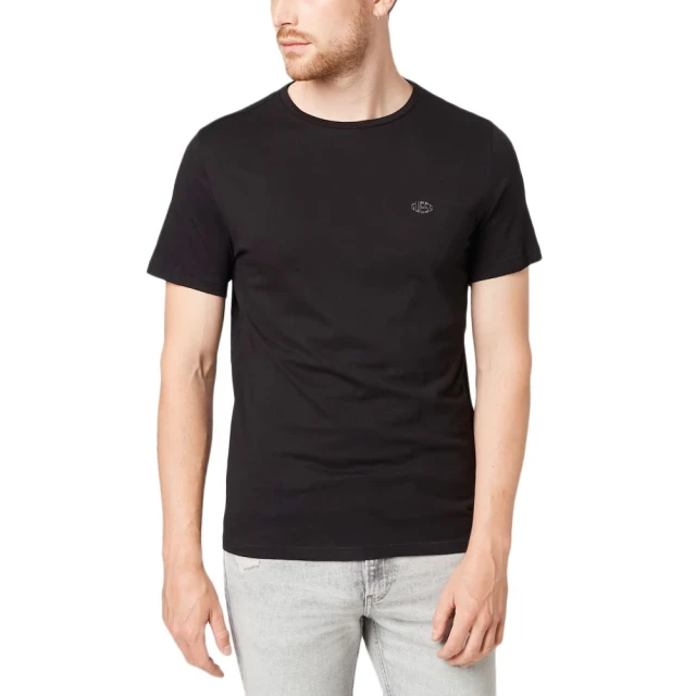 Guess Skully Cn Ss Tee Ανδρικη Μπλουζα Μαυρη