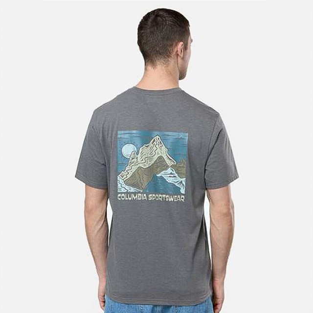 Columbia CSC™ Outdoor Back Graphic Tee Ανδρική Μπλούζα Γκρι