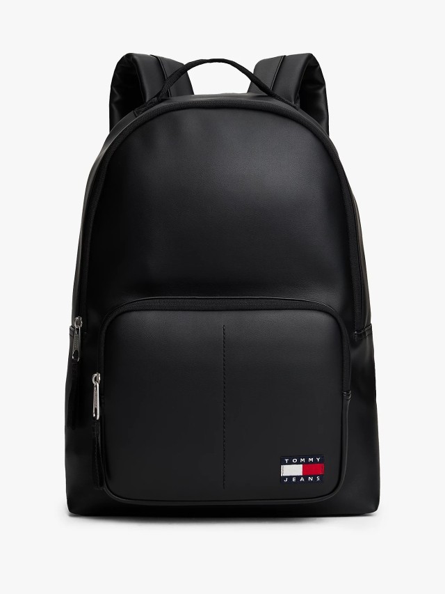 Tommy Hilfiger Tjm Ess Daily Pu Dome Backpack Ανδρική Τσάντα Backpack Μαύρη