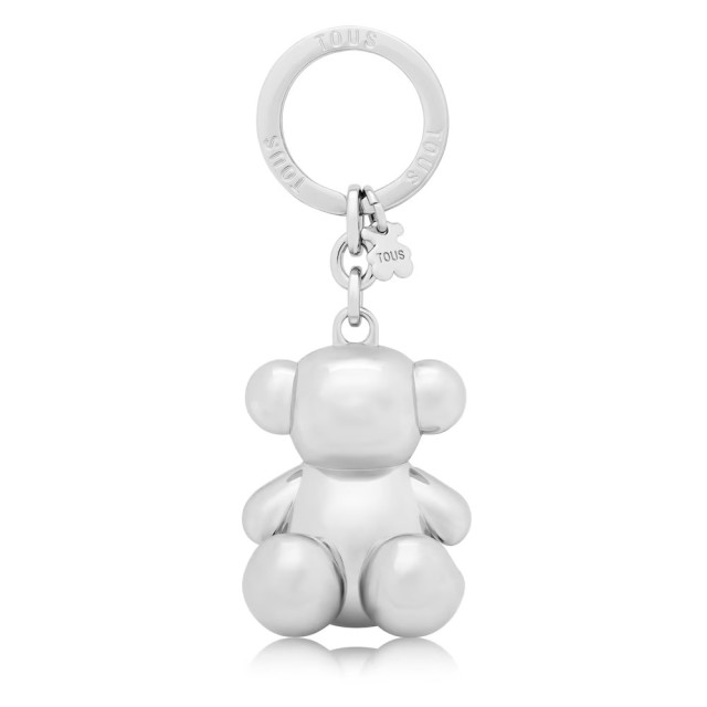 Tous Llavero Metal Bold Bear Plateado Γυναικείο Μπρελόκ Ασημί