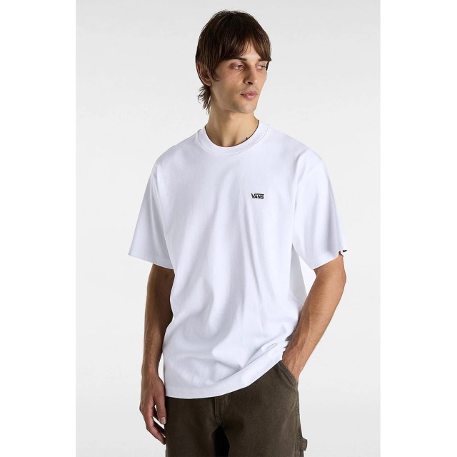 Vans Left Chest II Loose SS White Ανδρικη Μπλουζα Λευκο