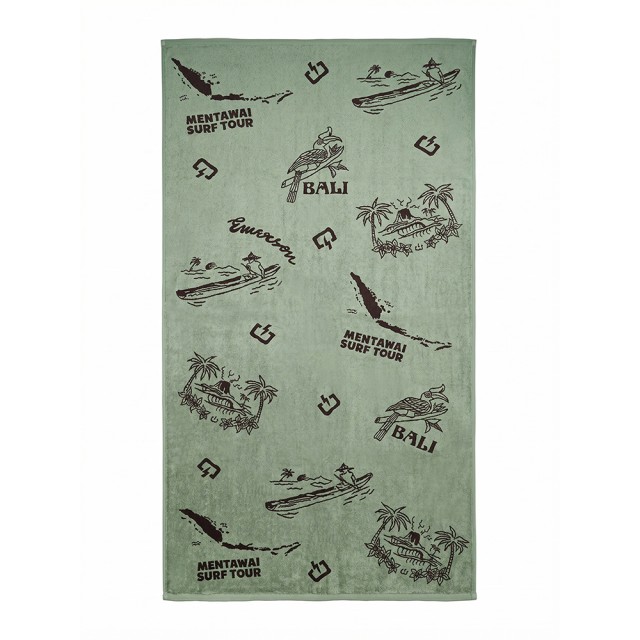 Emerson Beach Towel Πετσετα Θαλασσης Πρασινο