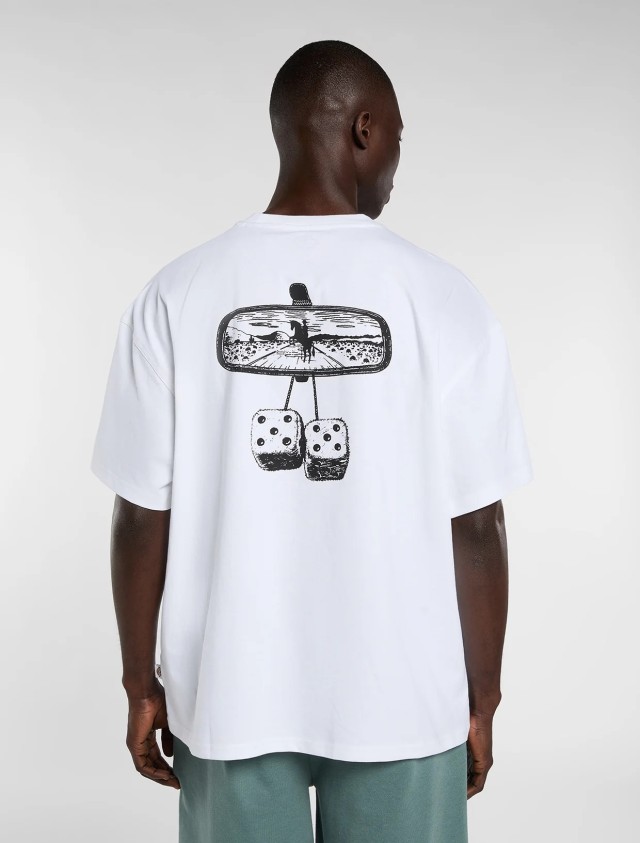 Dickies Polk Ss Tee Stormy Sea Ανδρική Μπλούζα Λευκή