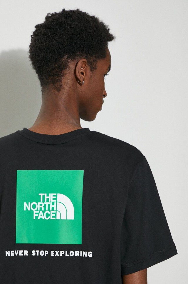 The North Face M S/S REDBOX TEE TNF BLACK/OPTIC Ανδρικη Μπλουζα Μαυρο