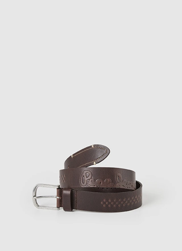 Pepe Jeans George Belt Ανδρικη Ζωνη Καφε