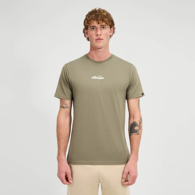 Ellesse Seasonal Fundamentals Ollio Tee Ανδρική Μπλούζα Χακί