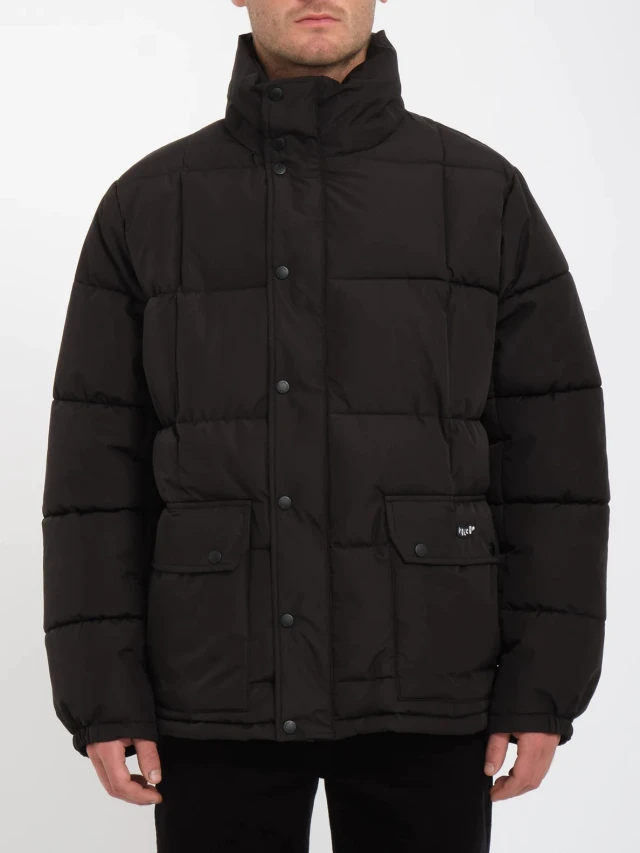 Volcom Fa Superstoner Ii 5k Jacket Ανδρικό Μπουφάν Μαύρο
