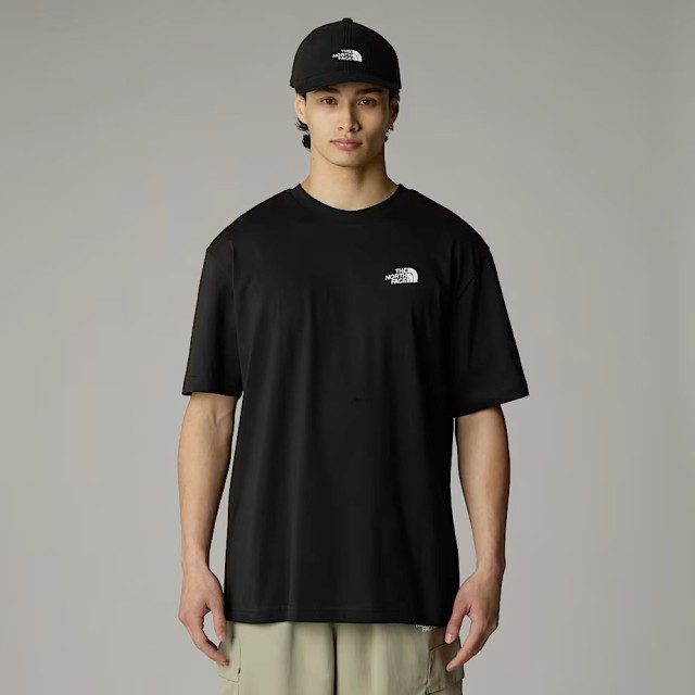 The Northface M S/S Essential Oversize Tee Ανδρική Μπλούζα Μαύρη