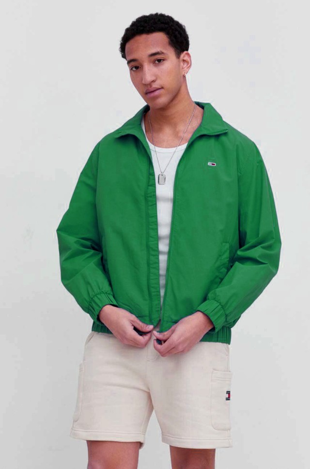 Tommy Hilfiger Tjm Essential Jacket Ext Ανδρικό Μπουφάν Πράσινο