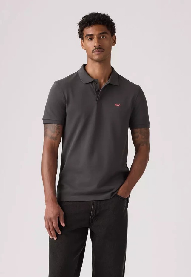 Levis Hm Polo Greys Ανδρική Μπλούζα Polo Γκρι