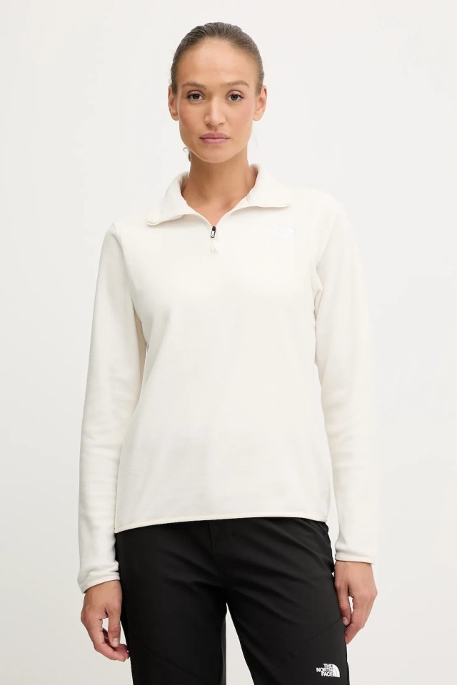 The North Face W Glacier Fleece 1/4 Zip Jacket  Γυναικείο Fleece Λευκό