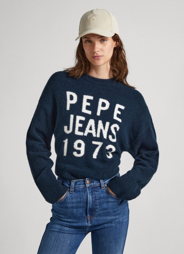 Pepe Jeans Elara Γυναικείο Πλεκτό Μπλε