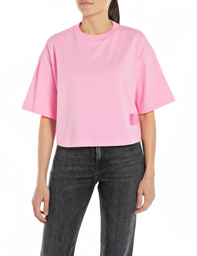 Replay Γυναικεία Μπλούζα Ροζ