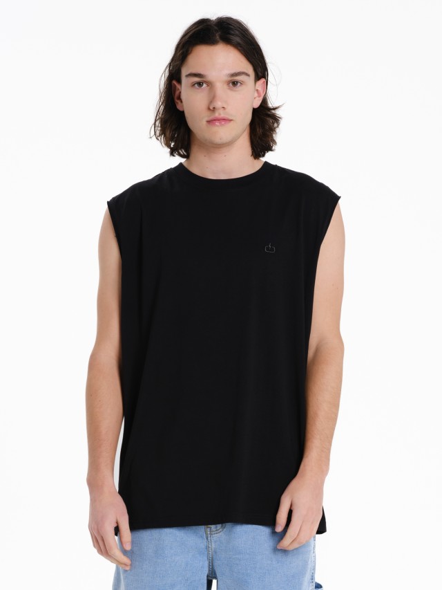 Emerson Mens Tank Top Ανδρική Αμάνικη Μπλούζα Μαύρη