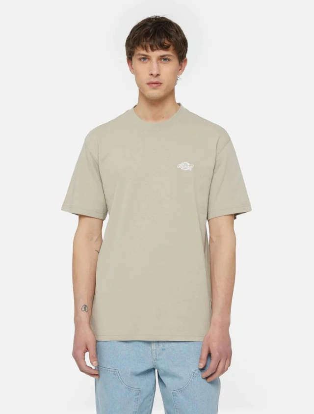 Dickies Summerdale Ss Tee Sandstone Ανδρική Μπλούζα Μπεζ