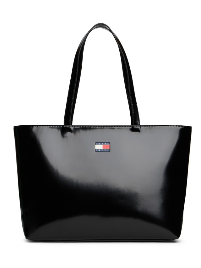 Tommy Hilfiger Tjw Must Tote Γυναικεία Τσάντα Μαύρη