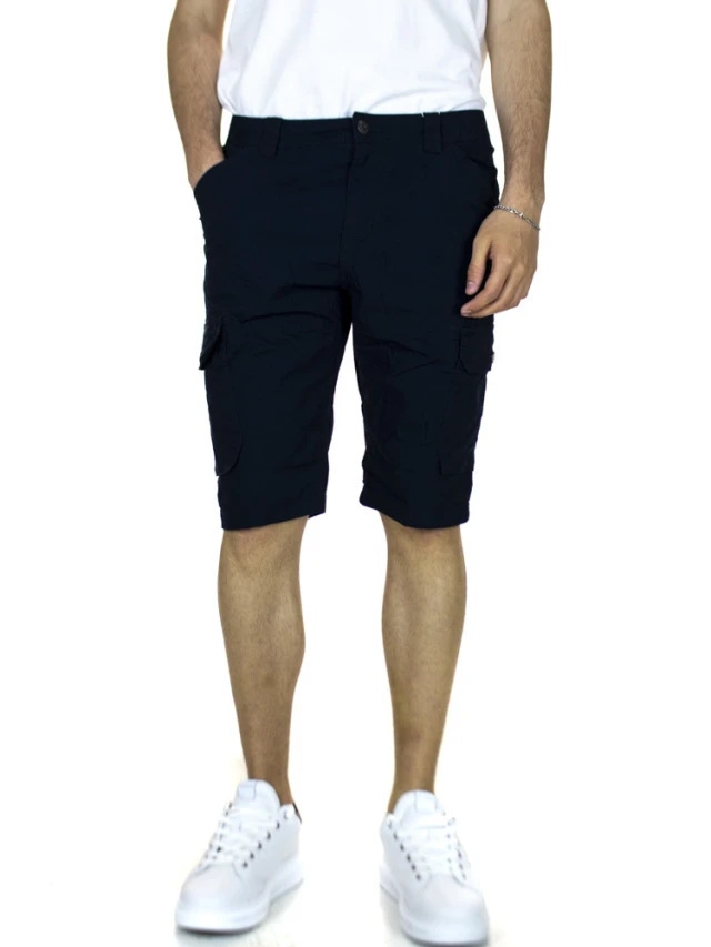 Tom Tailor 203 Cargo Shorts Ανδρικη Βερμουδα Μπλε