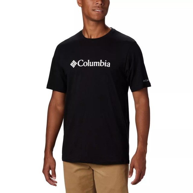 Columbia CSC Basic Logo™ Short Sleeve Ανδρική Μπλούζα Μαύρη